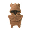 Girl&#39;s Clothing Brown / 0-3 Months Kids Fleece Hooded Hat with Scarf
