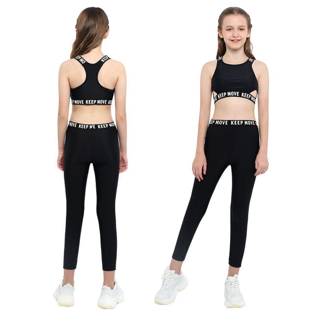 Kids Girls workout outfit