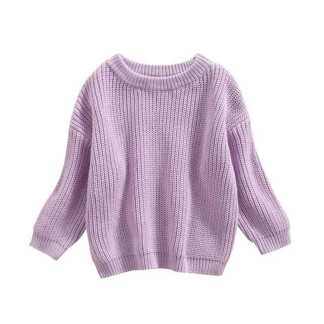 B / 9-12M Kids Knitted Sweater