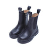 Shoes Black High / 31-(6Y) Kids Leather Boots(Gone from the supplier)
