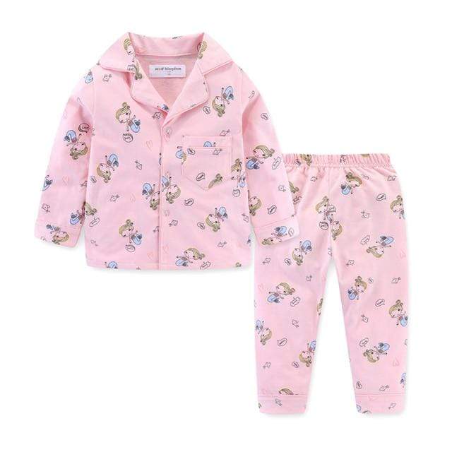 Boy's Clothing Pink / 4T / China Kids Pajamas Sleepwear