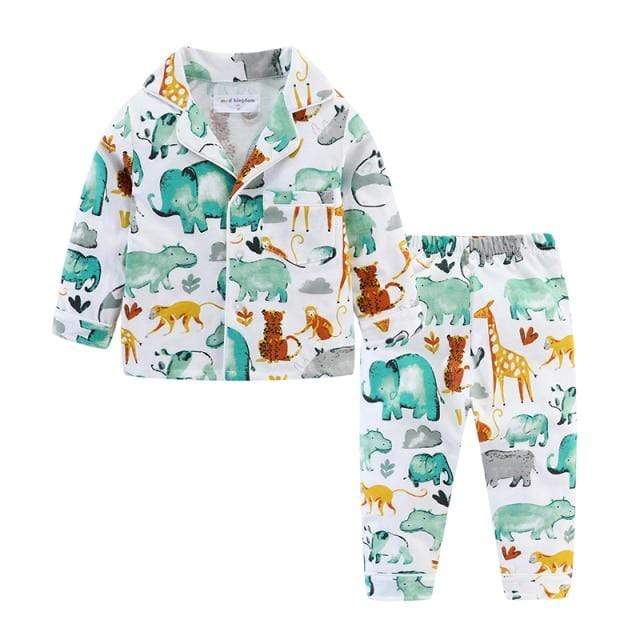 Boy's Clothing White / 6t / China Kids Pajamas Sleepwear