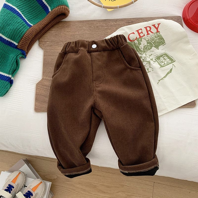 mk268coffee / 12M / China Kids Pants Solid