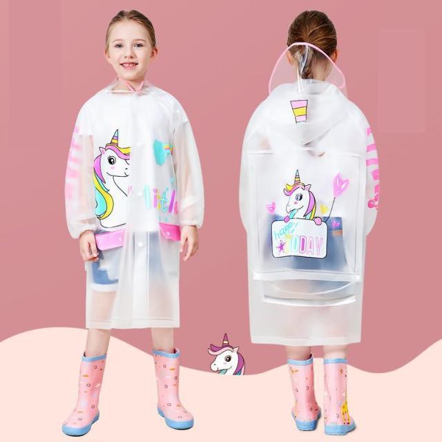 Girl's Clothing picture color 10 / S-M(90-105CM) Kids Raincoat Waterproof