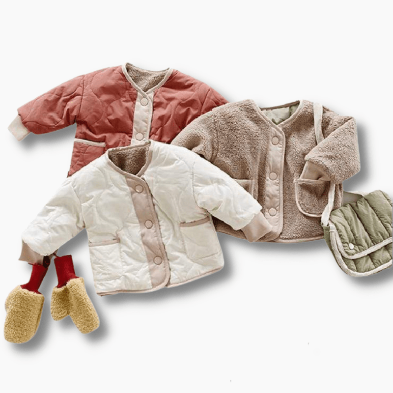 Girl's Clothing Kids Reversible Fleece Jacket