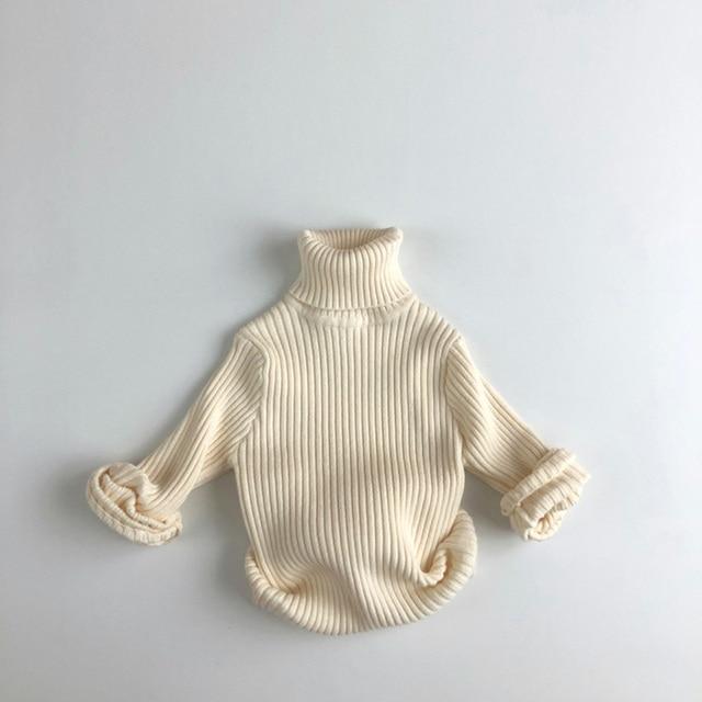 beige / 90 for 2T Kids Sweaters Solid Girls