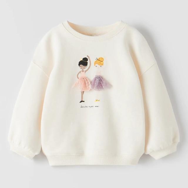 6764 Terry Cotton / 3T (100) Kids Sweatshirt Blouse Tee