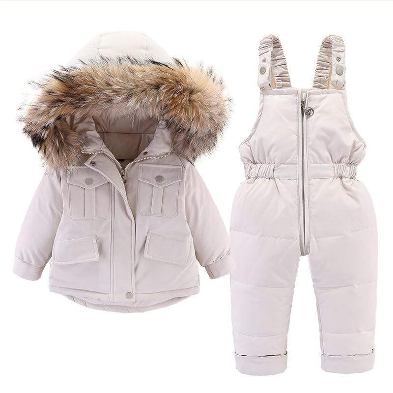 Girl's Clothing Kids Winter Jumpsuit Set