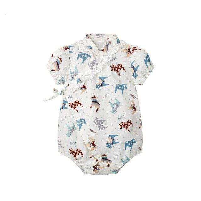 Girl's Clothing B / 6M Kimono Floral Outfit