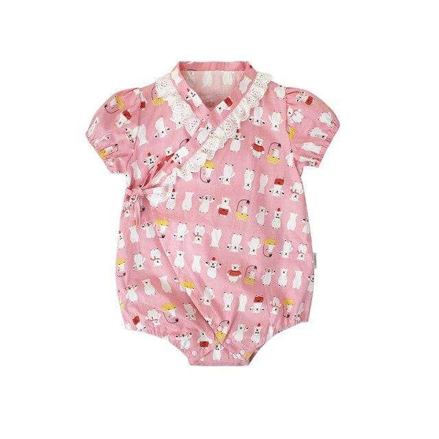 Girl's Clothing C / 24M Kimono Floral Outfit