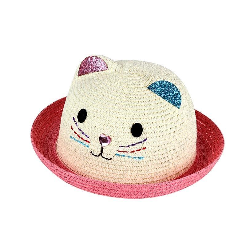 Girl's Clothing Kitty Straw Cap