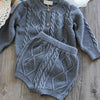Girl&#39;s Clothing Gray / 12M Knitted Baby Sweater Set