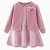 Girl&#39;s Clothing Knitted Cardigan And Dress