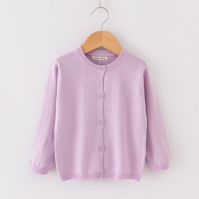 Boy's Clothing Lavender / 100 Knitted Cardigan Sweaters