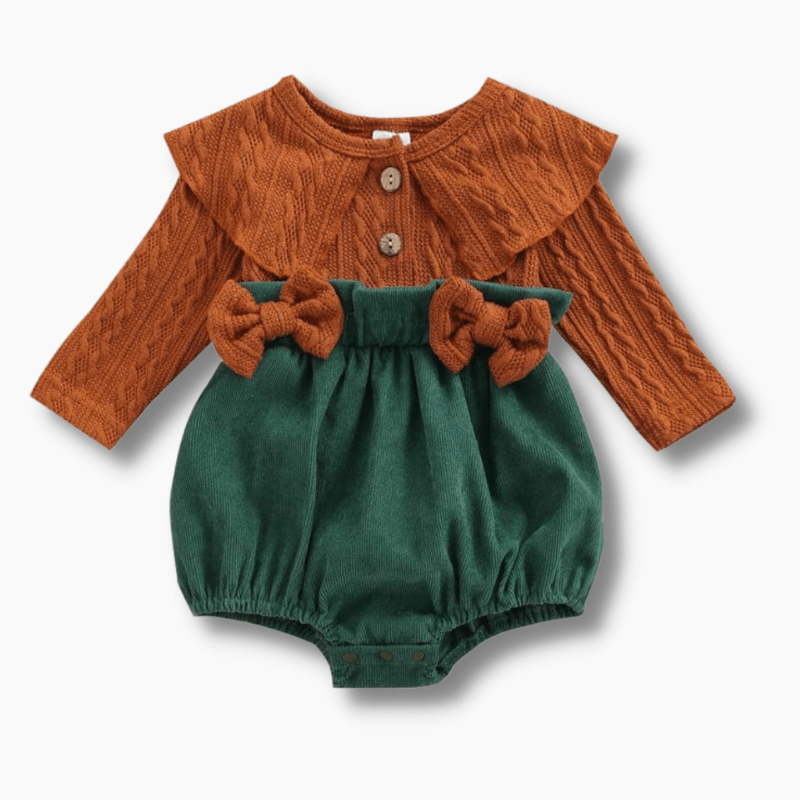 Knitted Long Sleeve Jumpsuit