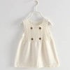 JBB0714 white / 90(6M) Knitted Princess Dress