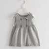 JBB0714 gray / 90(6M) Knitted Princess Dress