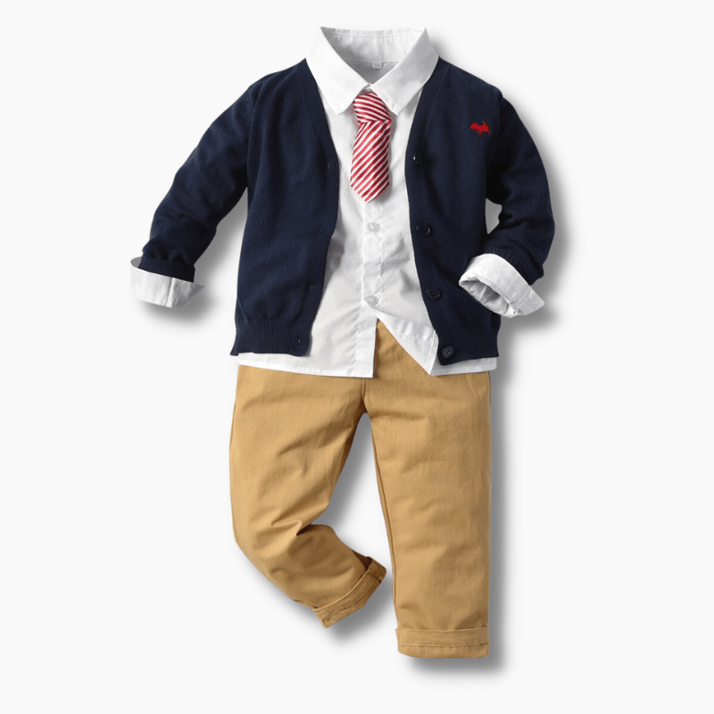 Boy's Clothing Knitted Sweater Boy Outfit
