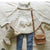 Girl's Clothing Knitted Turtleneck Cloak Pullover