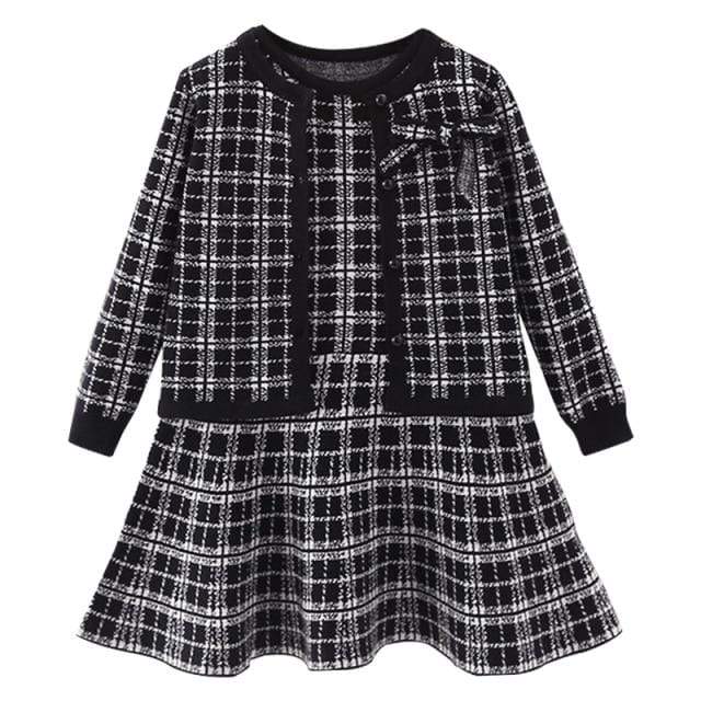 as picture 7 / 10T knitting long sleeve dress