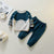 Navy Blue / 3M / China Knitting Stitching Suit CartoonsOutfit