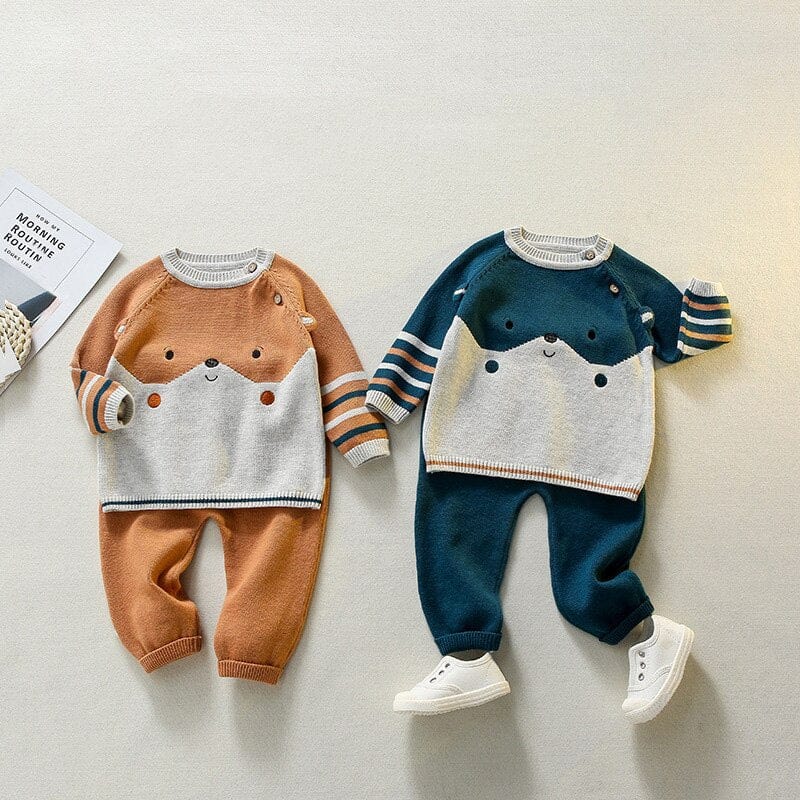 Knitting Stitching Suit CartoonsOutfit