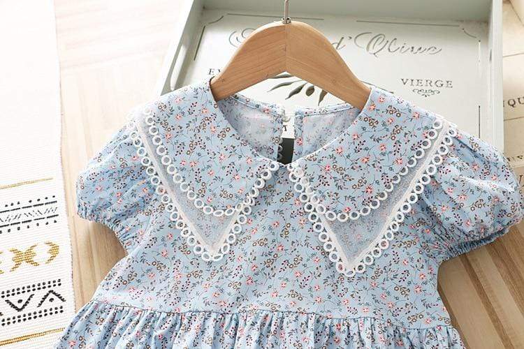 Girl's Clothing Lace Chiffon Flower Dress