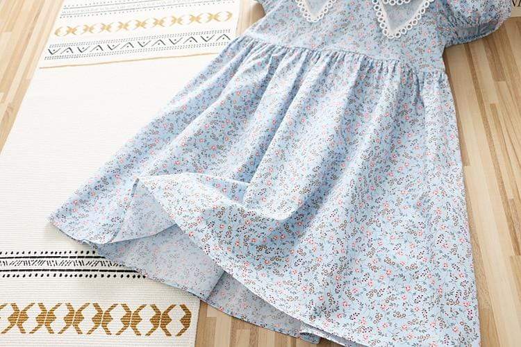 Girl's Clothing Lace Chiffon Flower Dress