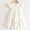 Girl&#39;s Clothing WHITE / 7T Lace Embroidery Dress