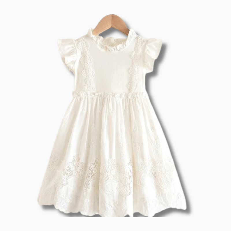 Girl's Clothing Lace Embroidery Dress