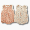 Lace Floral Print Baby Romper
