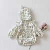 Flower / 73--6-12M Lace Ruffle Cute Baby Romper