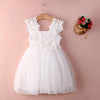 Lace Tulle Flower Gown Fancy Dridesmaid Dress