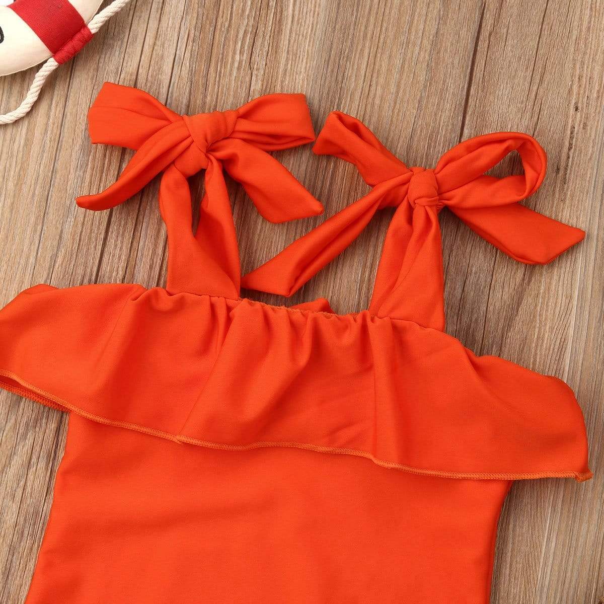 Girl's Clothing Lace Up Swimwear Swimsuit