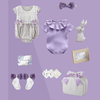 Girl&#39;s Clothing Purple Set C / 0-3M Lavender Princess Gift Set