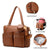 Leather Diaper Bag Tote