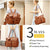 Leather Diaper Bag Tote