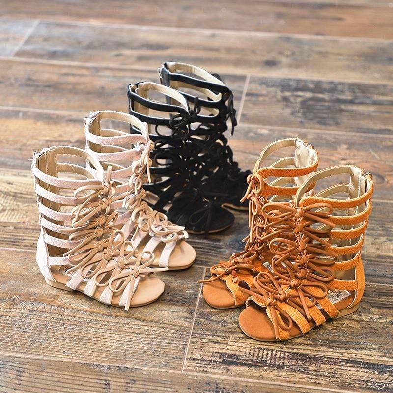 Shoes Leather Gladiator Sandals