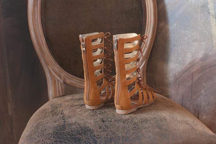 Shoes Leather Gladiator Sandals