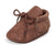 Shoes Brown / 0-6M Leather Moccasins Sequin Casual Shoes