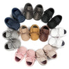 Shoes Leather Moccasins Sequin Casual Shoes