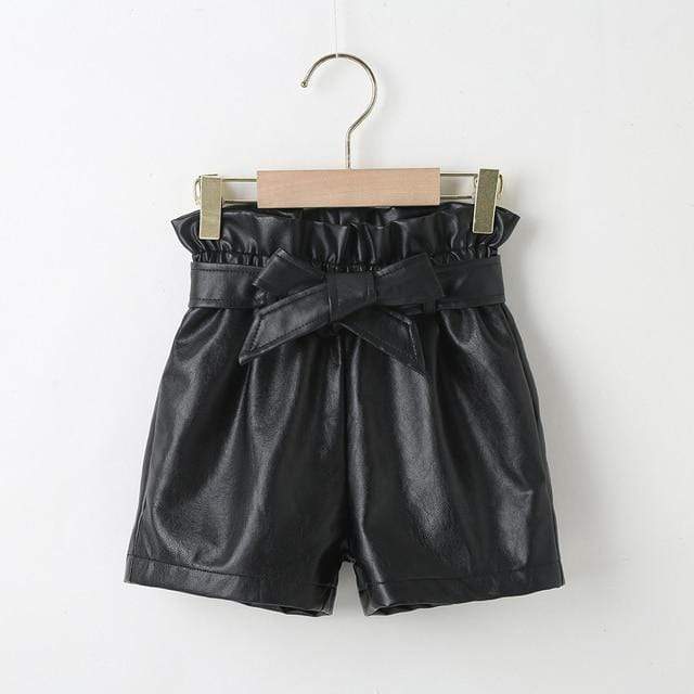 Girl's Clothing black / 5-6T Leather Pants