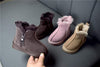 Shoes Leather Wool Snow Boots