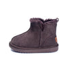Shoes Brown / 21(insole 13.5cm) Leather Wool Snow Boots