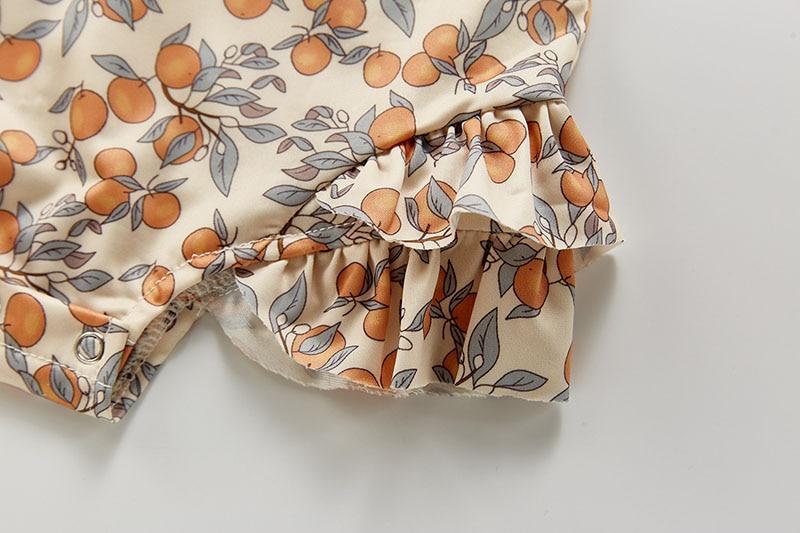 Girl's Clothing Lemon Print Baby Swimming suits