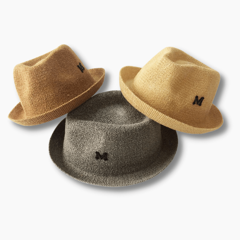 Accessories Letter M Straw Hat