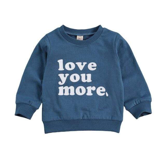 Boy's Clothing Blue / 12M Letter Printed Casual Pullover Tops