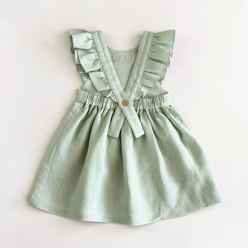 Ruffle Dress, Purple / 4T