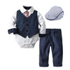 Boy&#39;s Clothing Blue Set with Hat / 12M Little Gentlemen Formal Suit