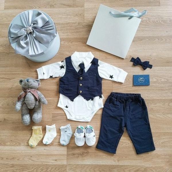 Boy's Clothing 0-3M / Set D Little Gentlemen Gift Set